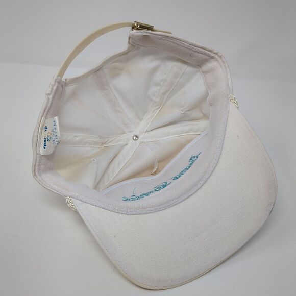Grand Rapids Destination Slideback Rope Hat White One Size Adjustable - Picture 6 of 8